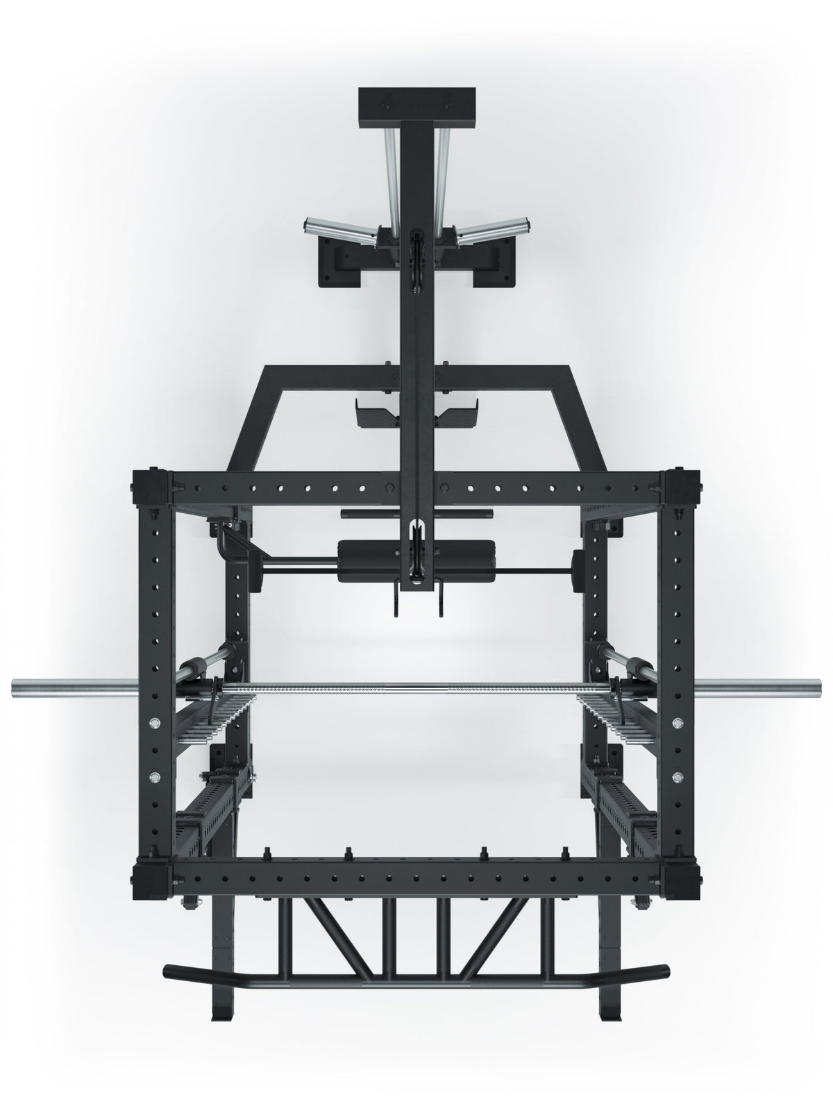 R8 Commander Power Rack - Top View of the Black Cage