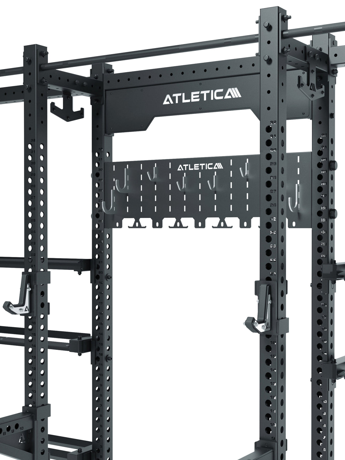 R8 Vulture Power Rack - with pull-up bar, J-Hooks, holes, for squat, bench press and deadlift
