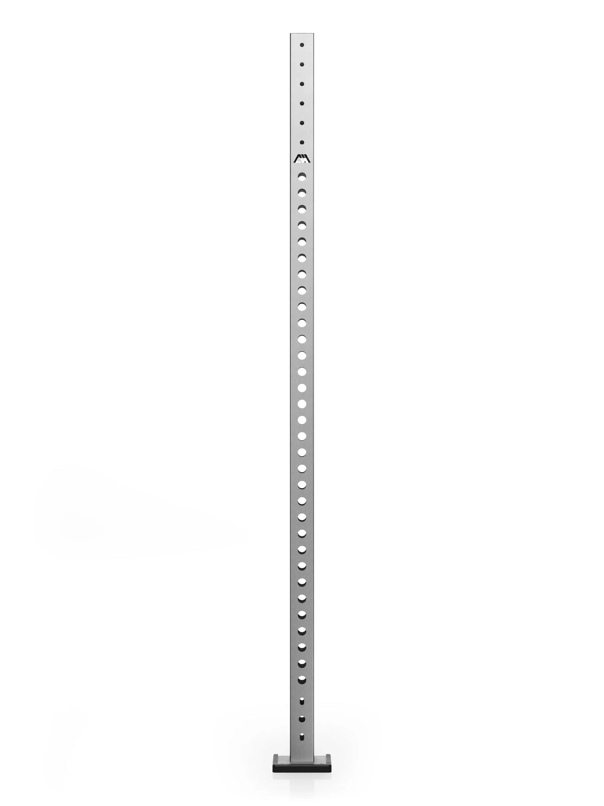 R8 Colored Uprights 89" - Metal post with hole grid, standing vertically