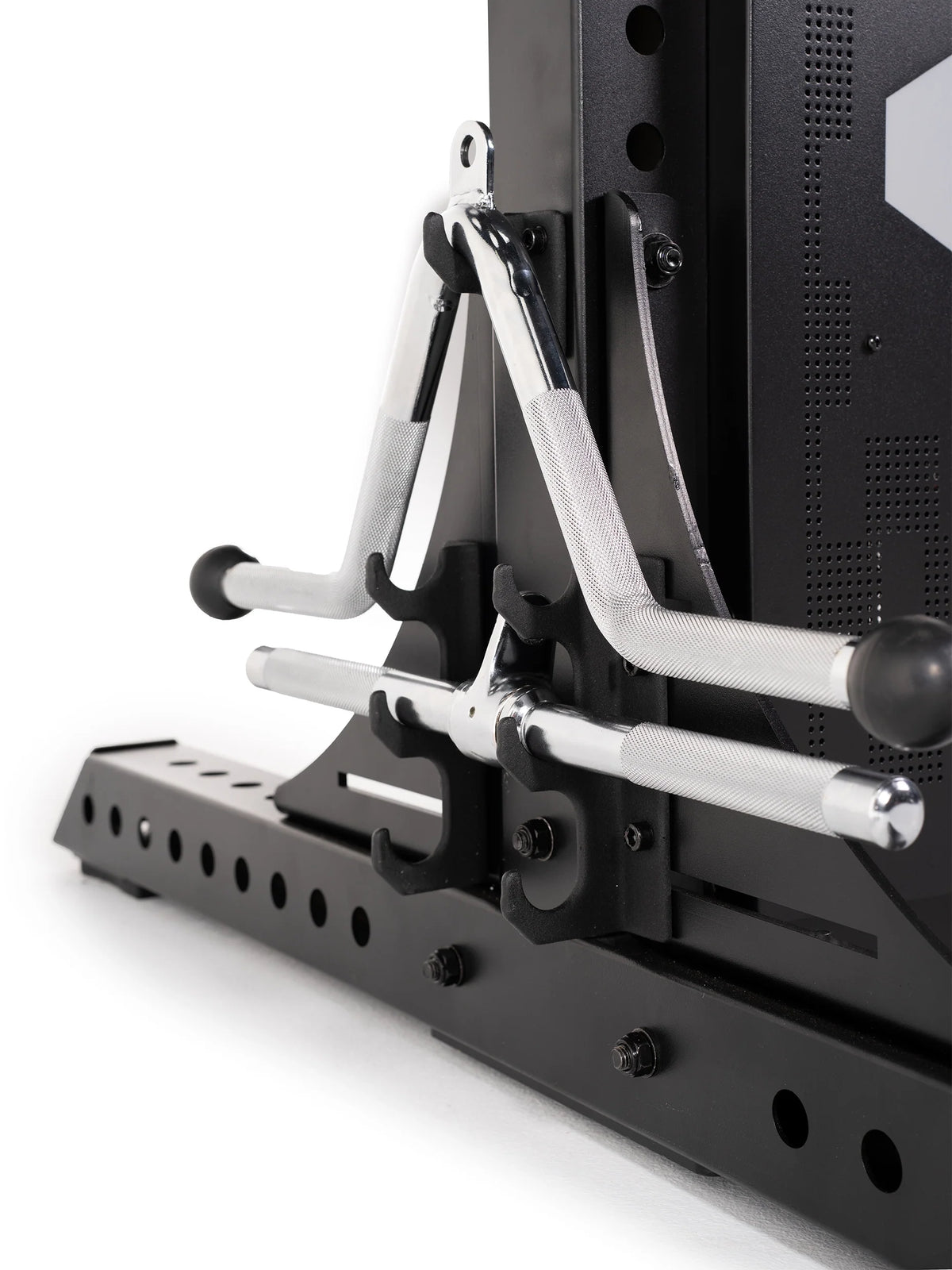Stinger Functional Cable Tower with chrome-plated lat pulldown handle and side mounting