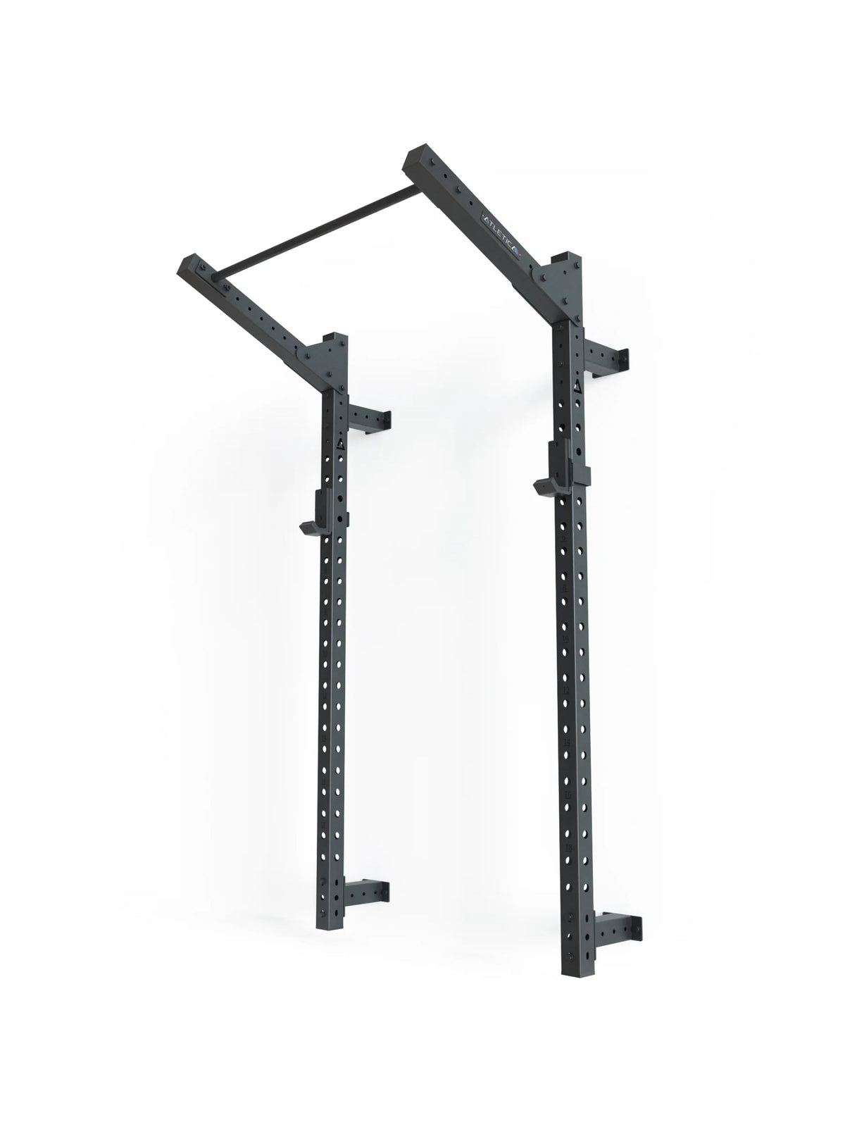 WallMounted Power Rack R8: height-adjustable 90-95" for heavy strength training and muscle building