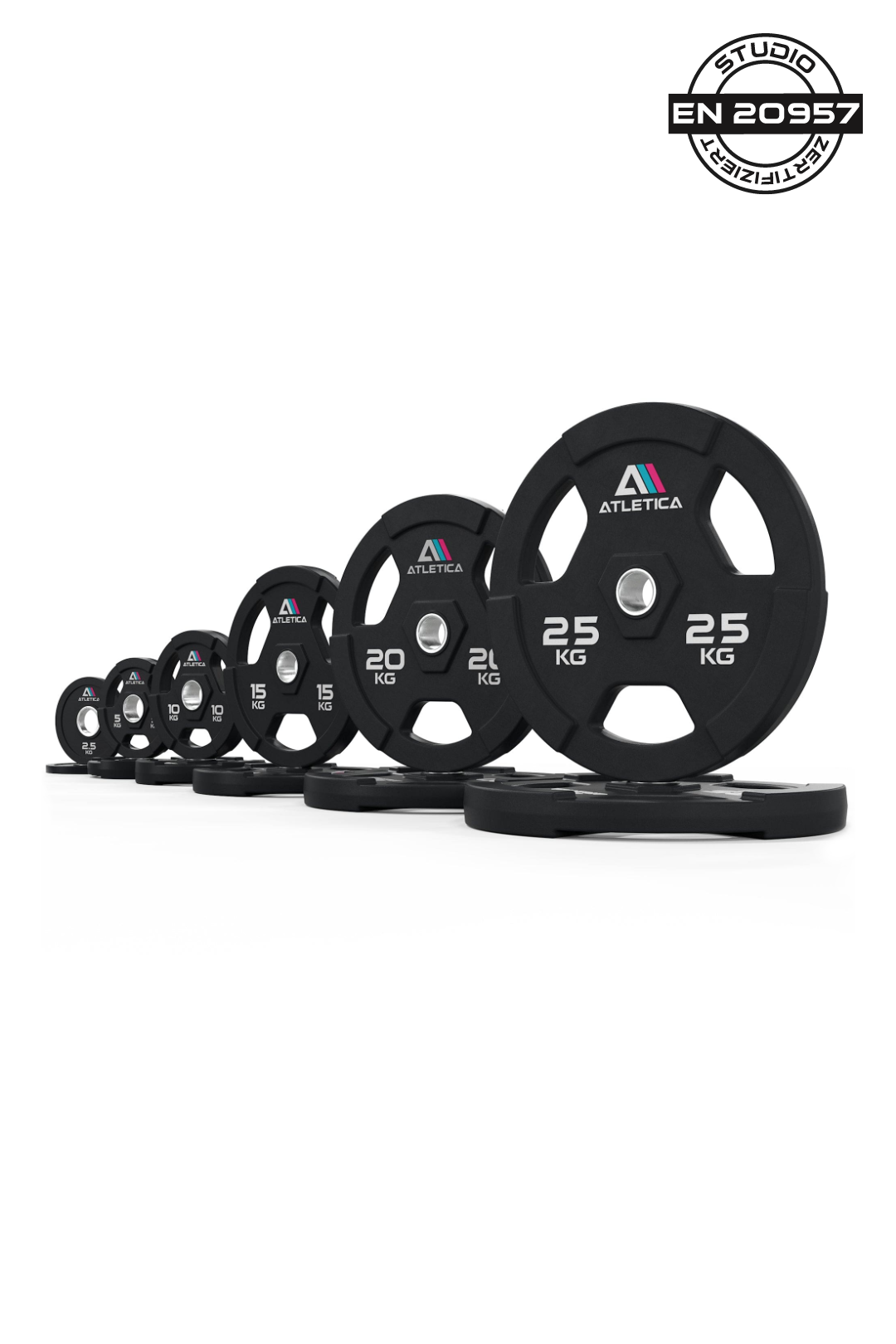 ATLETICA Weight Plates | Bumper, Gripper & Iron