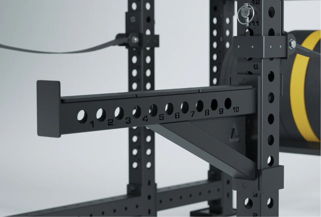 R8 Utile Power Rack Spotter Arme