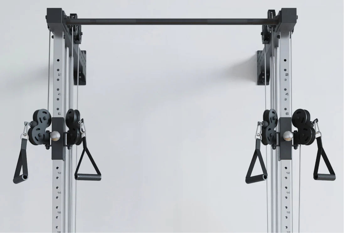 R8 Nitro Dual Pulley | Wall Mounted: zwei Kabelzugstationen