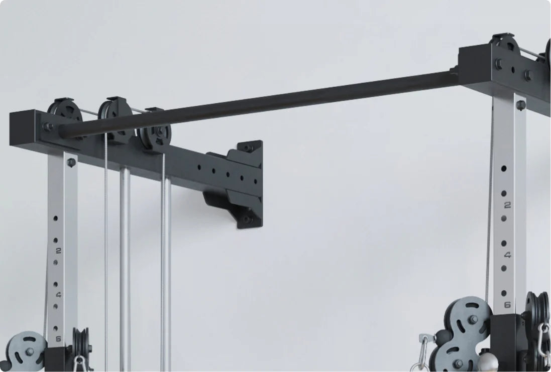 R8 Nitro Dual Wall Kabelzugstation mit integrierter Klimmzugstange