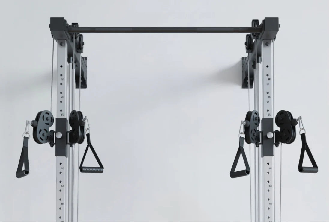 R8 Nitro Cable Rack | Wall Mounted: zwei Pulleys