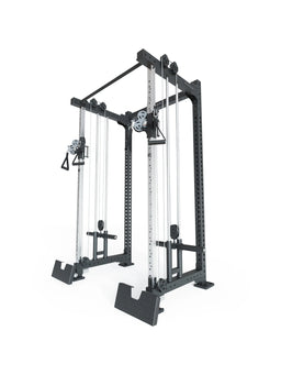 R8 Nitro Cable Rack - functional trainer with two weight stacks, free-standing, wall-mountable