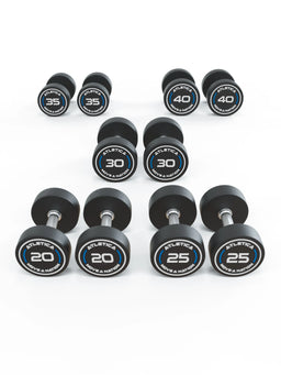 Atletica Round Dumbbells PRO Set 2 Advanced - 20 to 40 lb in pairs