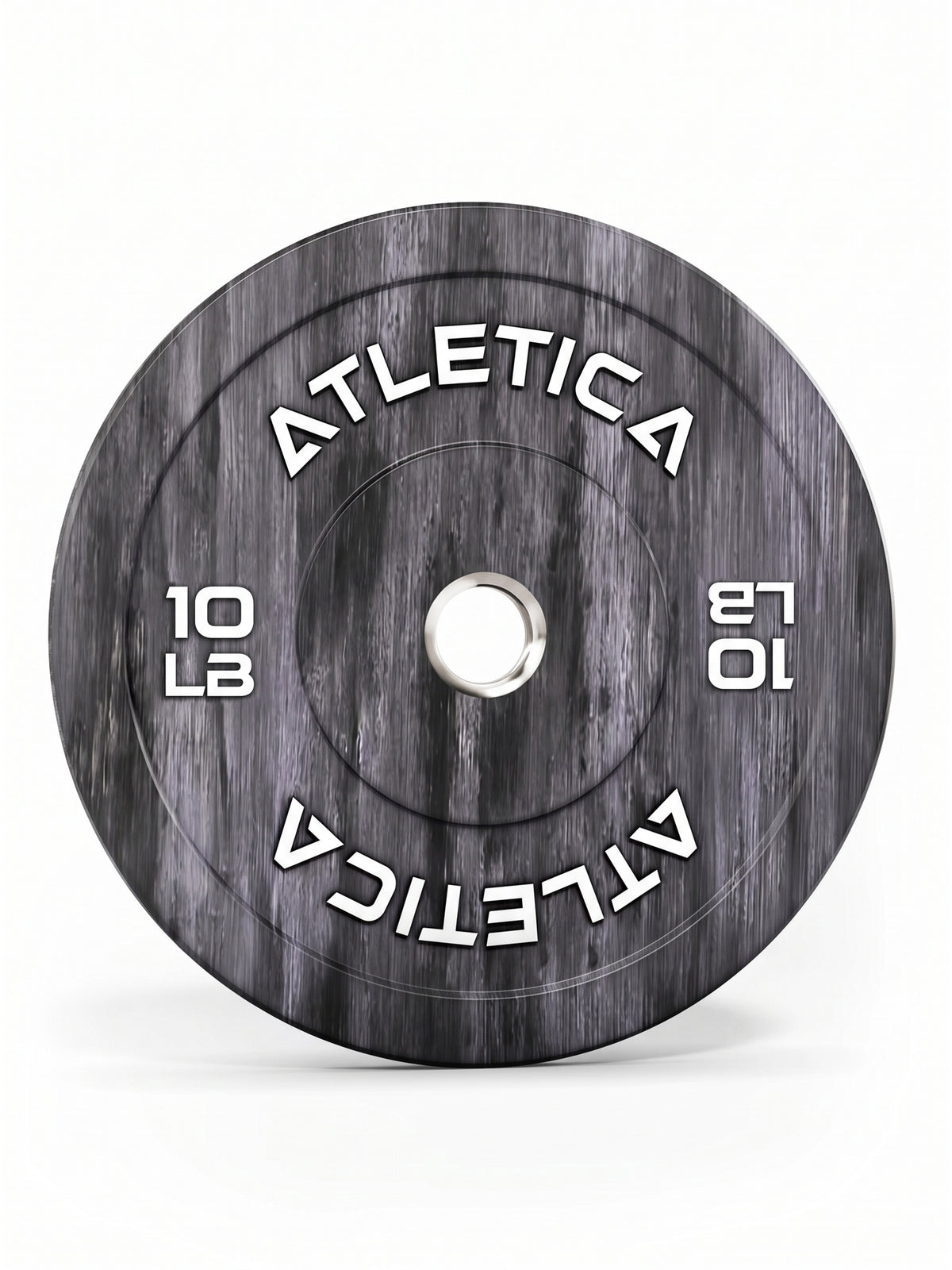 Fusion Bumper Plates - gray weight plate, 10 lb, for weightlifting and functional training