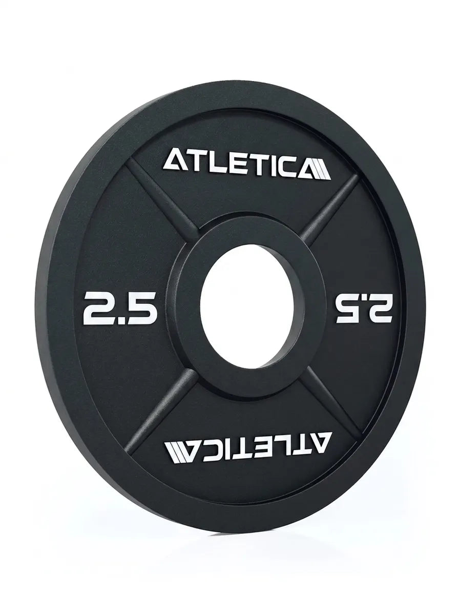 Iron Plates - Black Cast Iron Weight Plate, 2.5 lb, with Central Hole