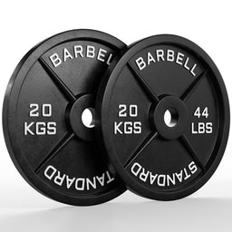 Classic Iron Plates 45 lb in pairs – cast iron weight plates from Atletica