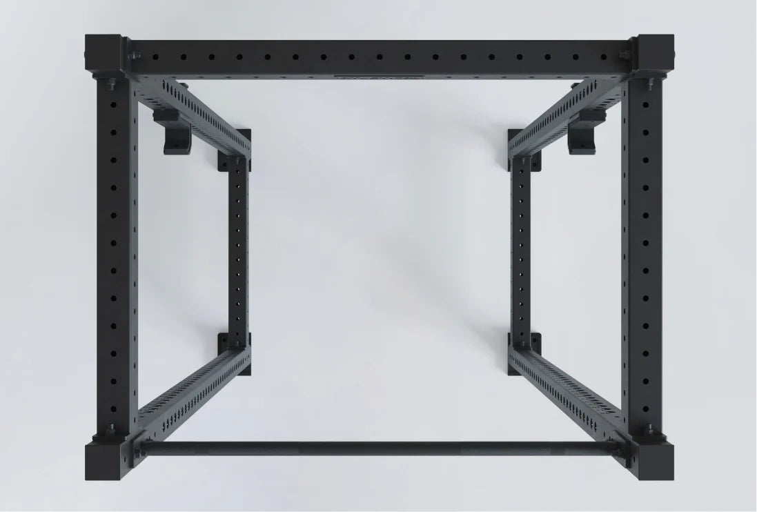 R8 Base 1 Power Rack: kompaktes Design, Käfigtiefe