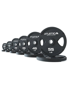 2H Gripper Plates 350 lb Set - black weight plates in various weights
