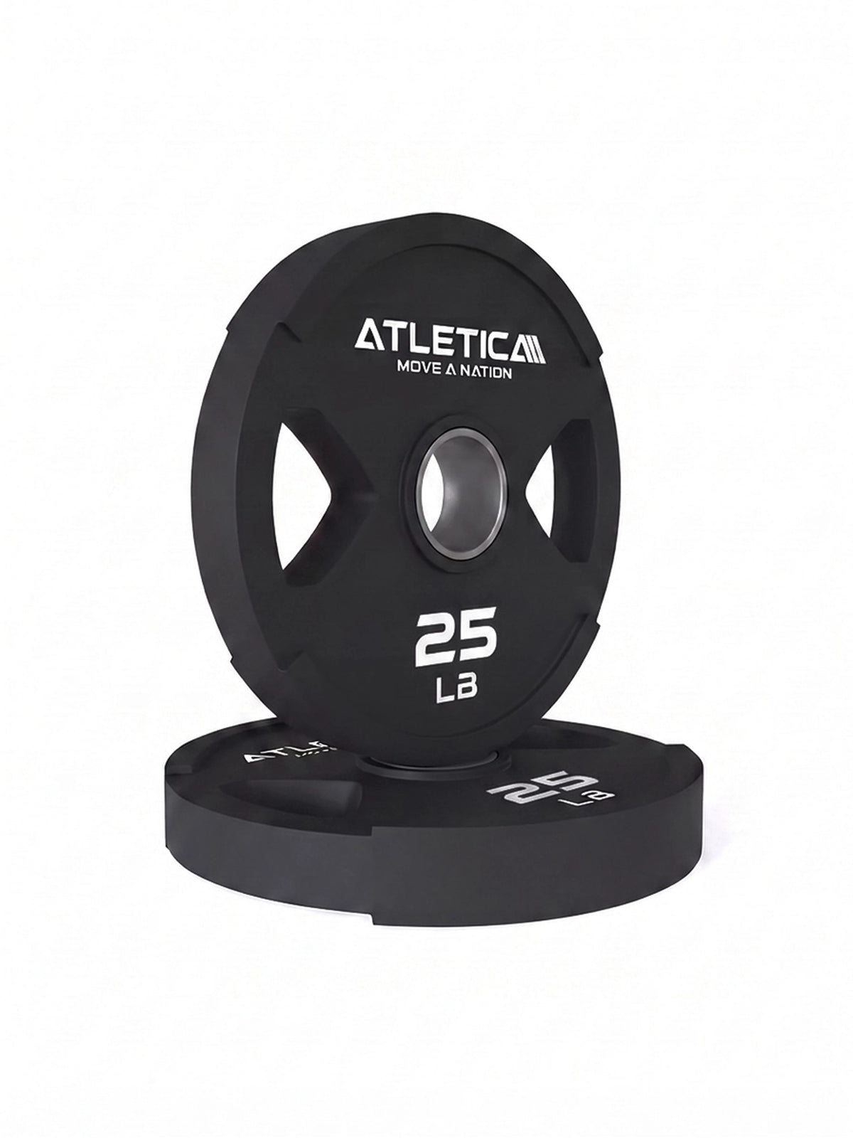 Weight Plates Dual-Gripper Plates: high ergonomics thanks to two-grip design | 5 lb to 45 lb | free of harmful substances with TÜV REACH certificate, 