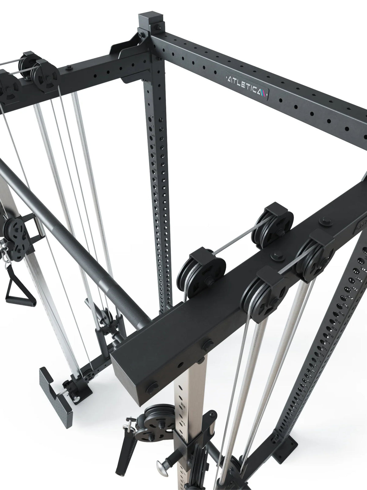 R8 Nitro Cable Rack - Functional Trainer with pulleys, steel frame, handles