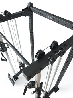 R8 Nitro Cable Rack - Functional Trainer with pulleys, steel frame, handles