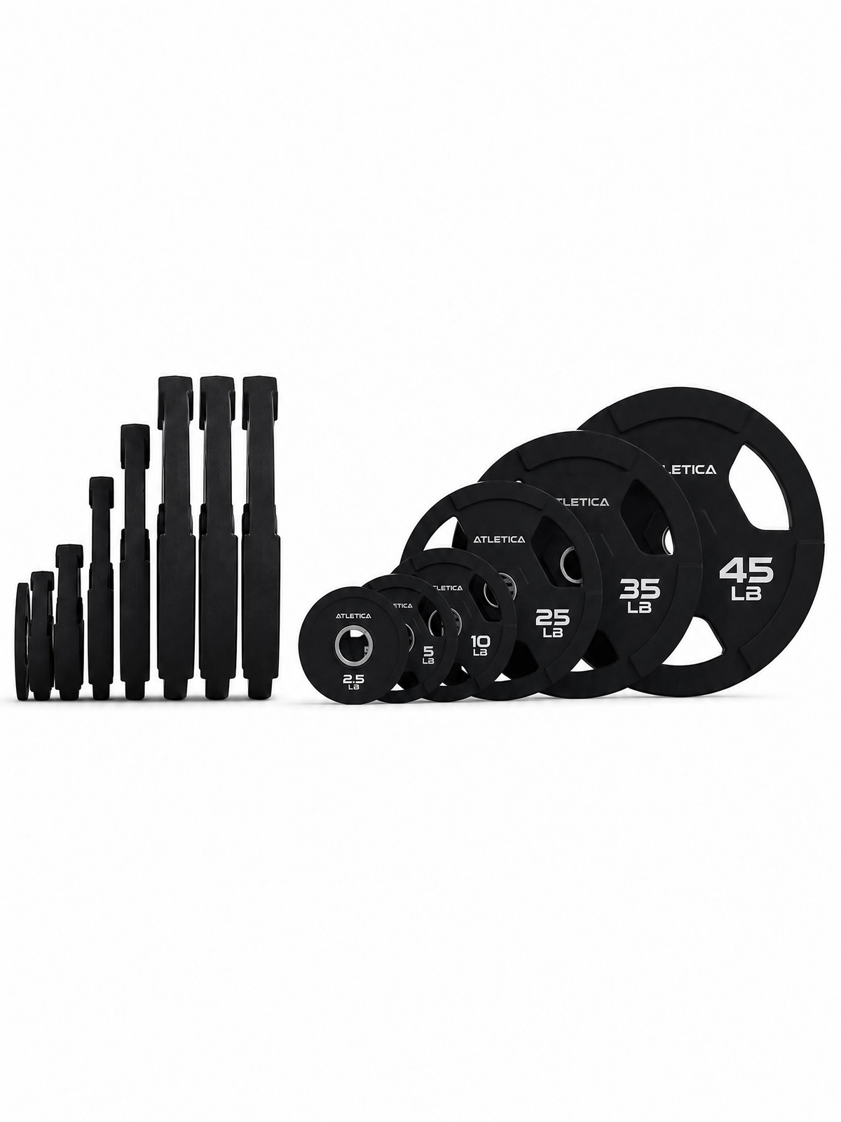 3H Gripper Plates Set 335 lb - 2x2.5 lb, 2x5 lb, 2x10 lb, 2x25 lb, 2x35 lb, 4x45 lb