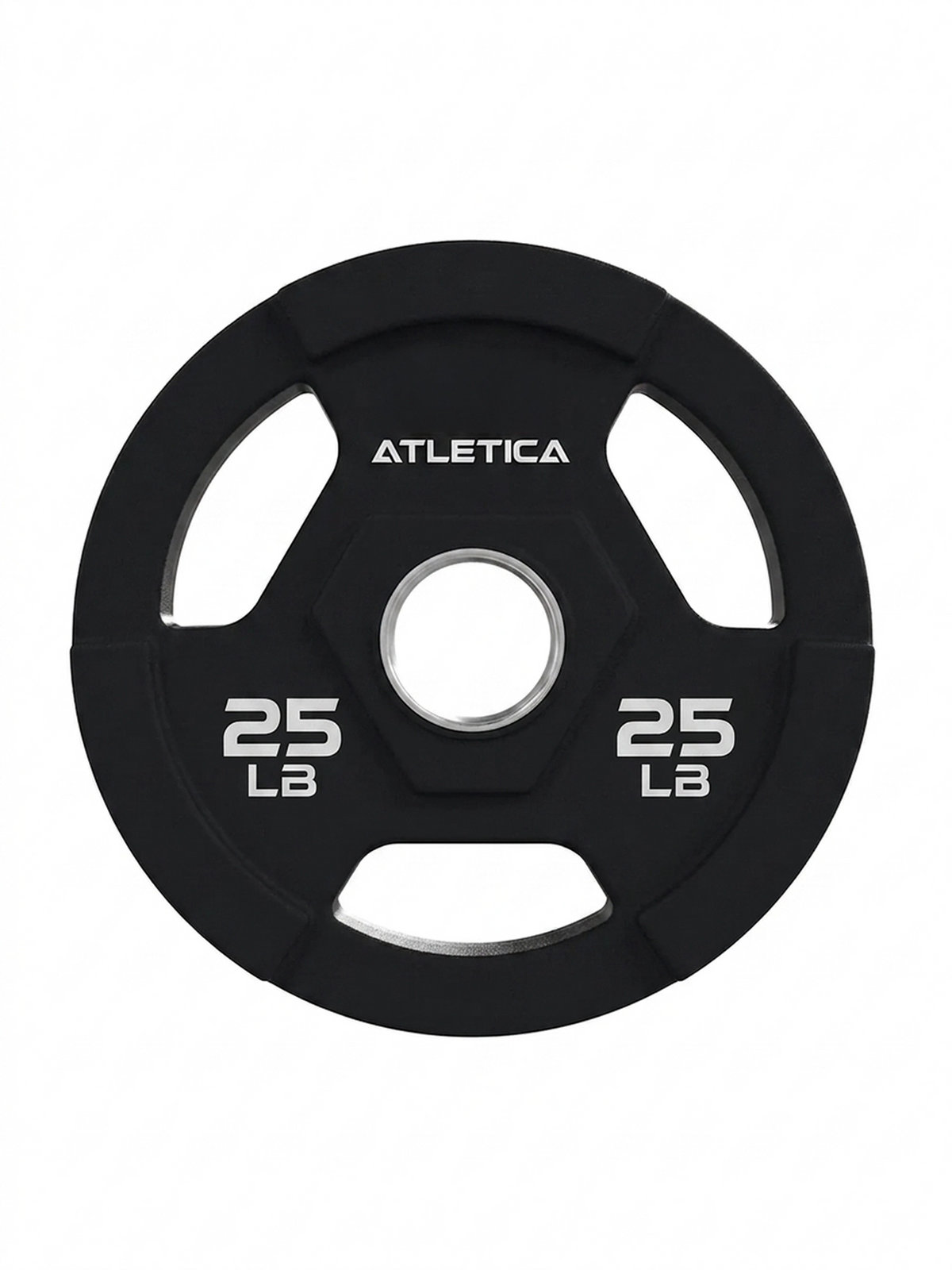 3H Gripper Plates Pair 25 lb with Stainless Steel ring – for squats, bench press and deadlifts