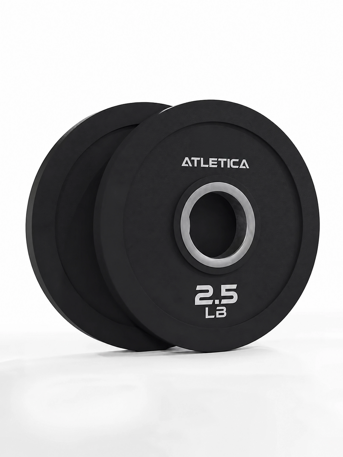 Rhino Grip Set 3H - two black Weight Plates, weight 2.5 lb, central hole
