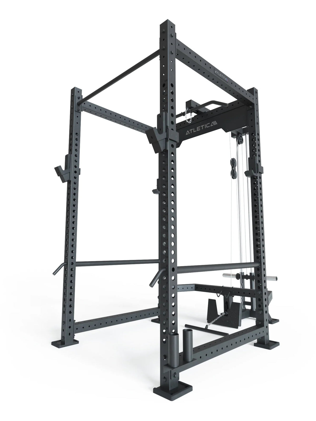 Power Rack R8 Blaster – with lat pulldown station with low row and footrests