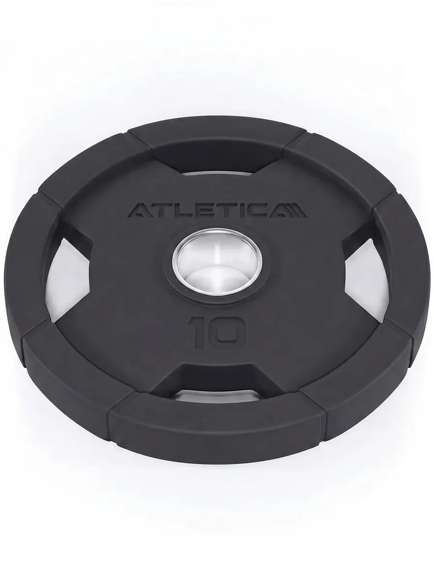 Atletica 4H Gripper Plate 10 lb lying flat, top view