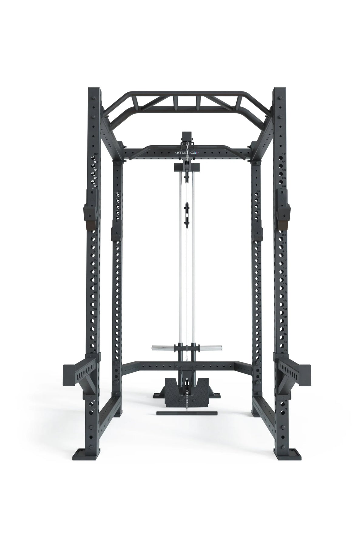 R8 Blade Power Rack with 4 J-Hooks and Spotter Arms for safe training