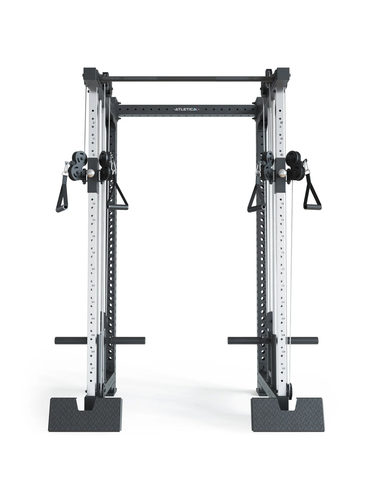 R8 Nitro Cable Rack - Functional Trainer with two cable pulls, weight plate holders