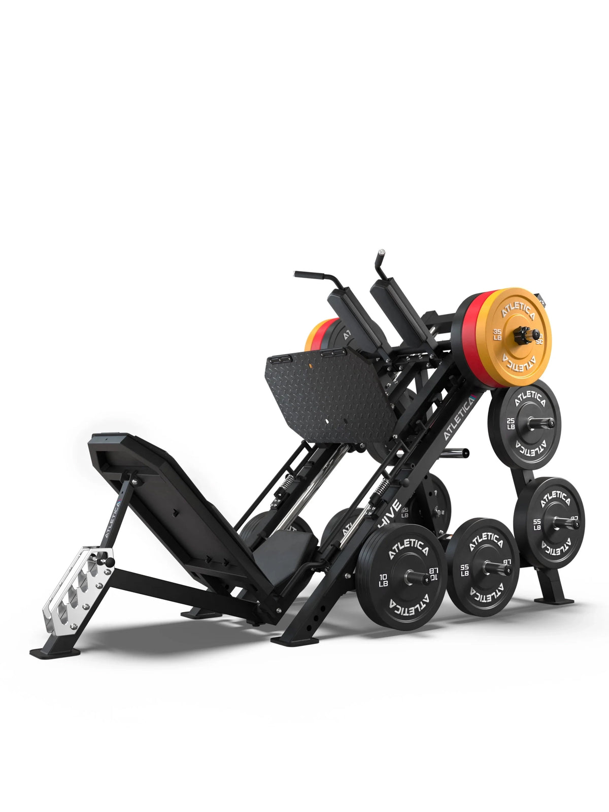 HIVE 3-in-1 Strength Machine: Leg Press, Hack Squat, Reverse Squat