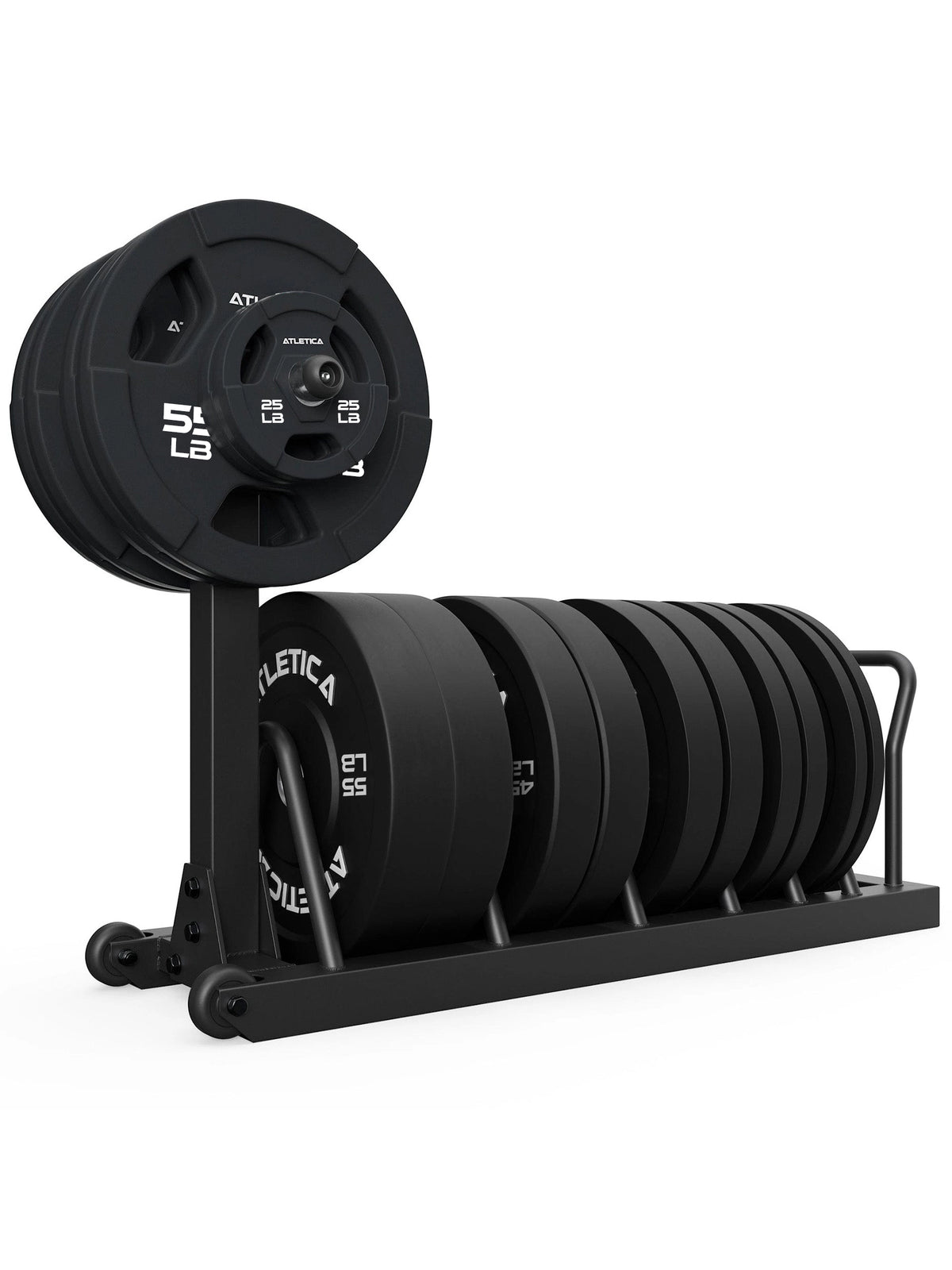 Atletica Tusker weight plate rack: compact plate stand