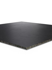Atletica 11 sq ft SolidProtect 15mm Gym Flooring with black fine granulate surface and multilayer construction