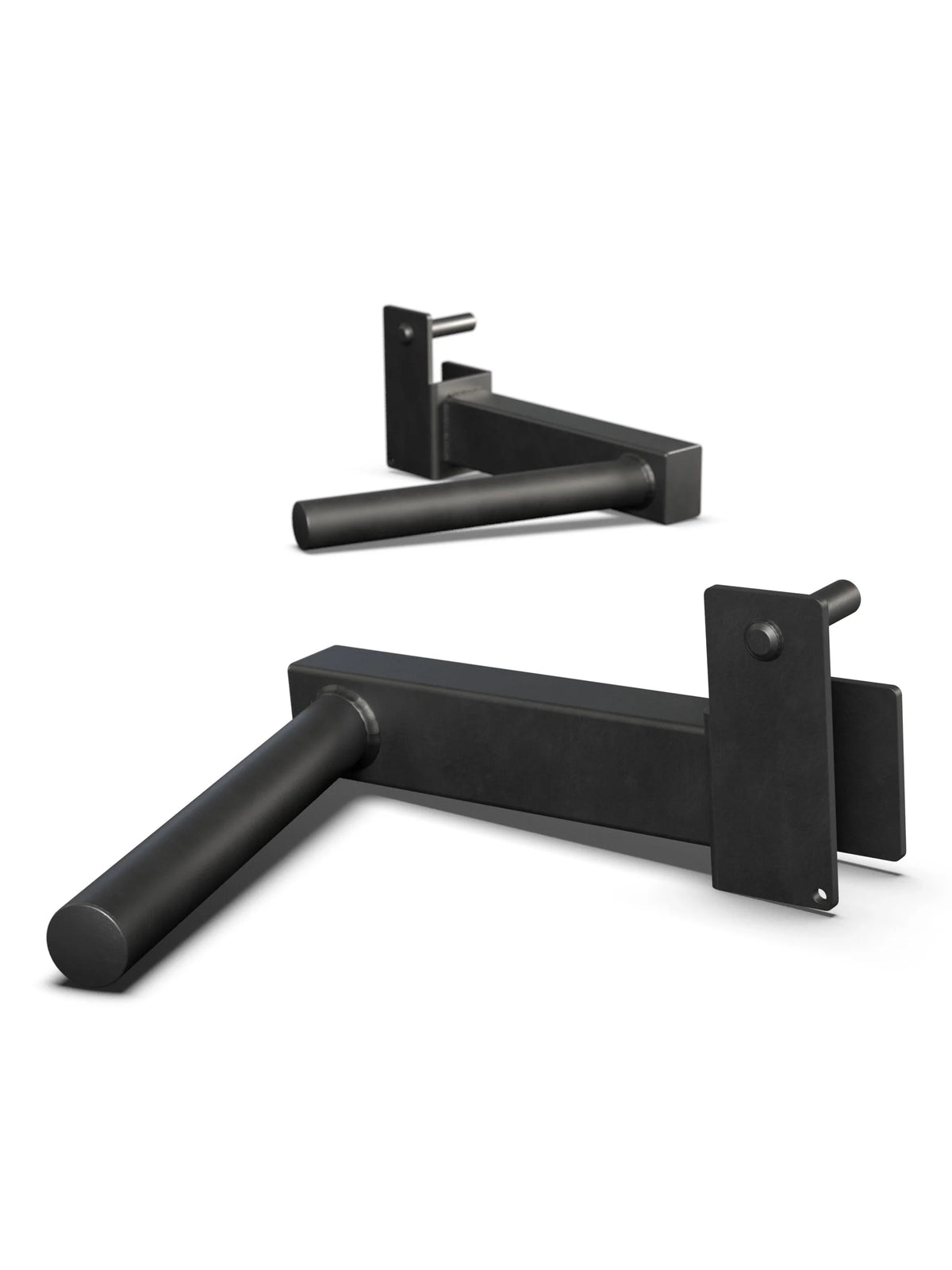 ATLETICA R7 Dip Station – robust black dip handles for R7 Power Racks, sturdy steel construction