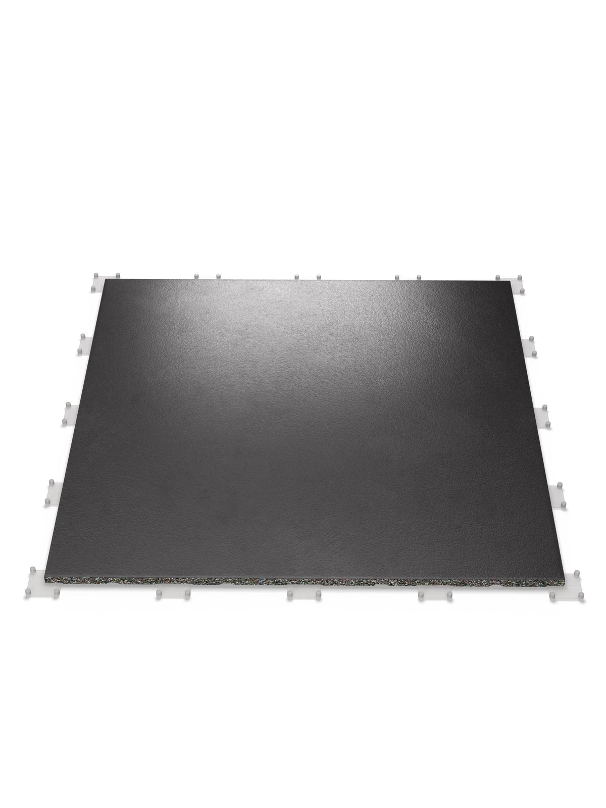 MaxProtect 65 sq ft Gym Flooring with puzzle interlock and black surfaces