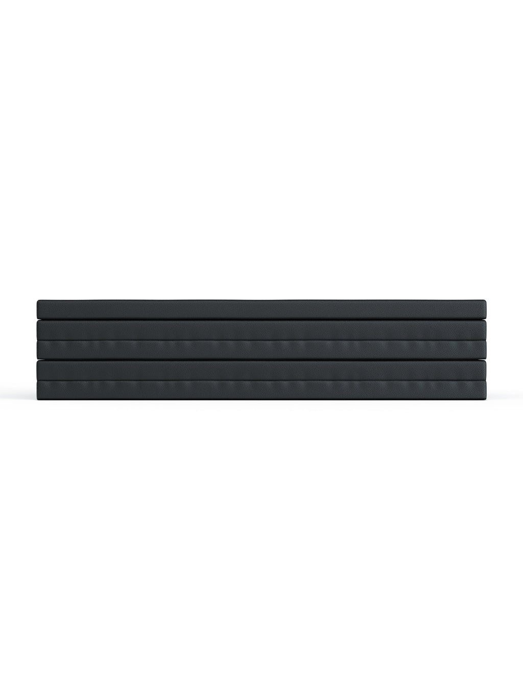 ZenFold - Folded Black Exercise Mat, for Gymnastics, Yoga and Stretching