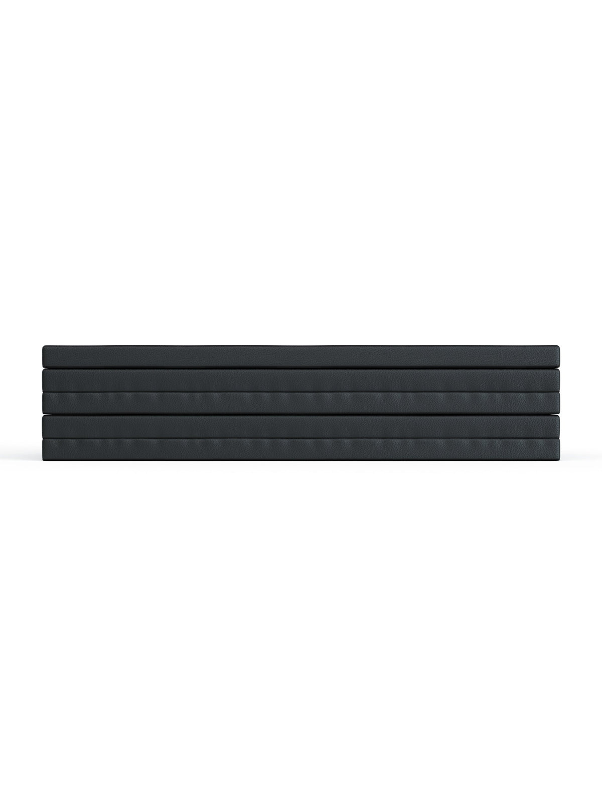 ZenFold - Folded Black Exercise Mat, for Gymnastics, Yoga and Stretching