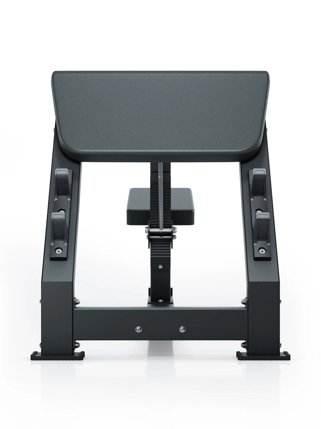 Preacher Curl SET - black preacher curl bench, padded arm rest, robust metal construction