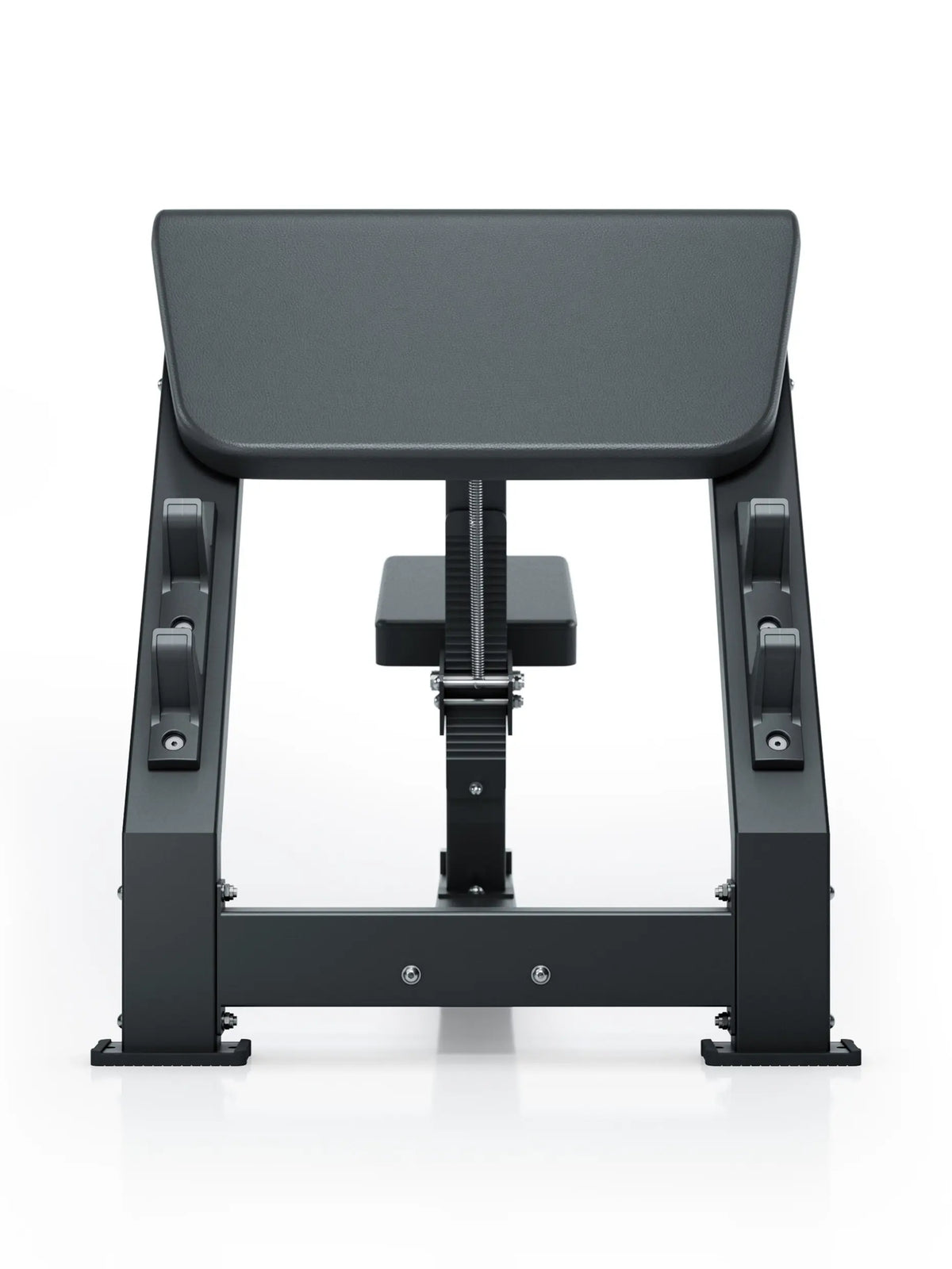 Preacher Curl SET - black preacher curl bench, padded arm rest, robust metal construction