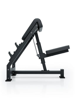 Preacher Curl SET -Atletica Curl Bench Side, Padded Arm Rest, Barbell Storage, for Arm Training