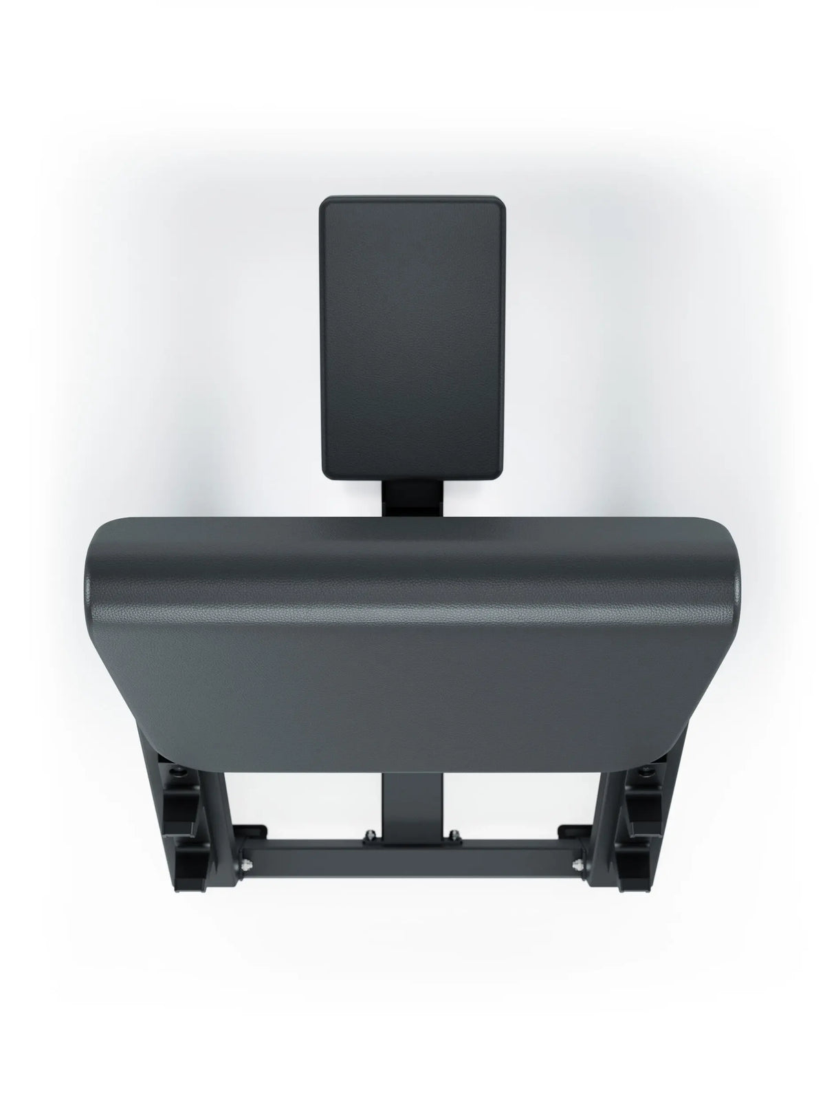 Preacher Curl SET - Preacher Curl Rest, padded, Metal Frame, View from above