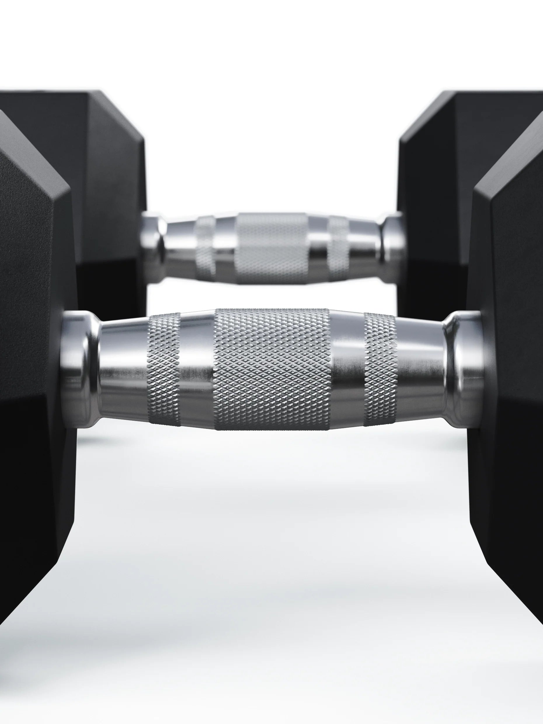 ATLETICA Hexagonhanteln PRO (Paar) | Polyurethan Hexagon Kurzhanteln | Dumbbells Pro - Gewichte mit bikonischem Griff mit Hartchrom Beschichtung | CNC gefräster Stahlkern | Paarweise von 2.5 bis 50kg, #size_2-x-25kg