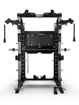 Defender Smith Machine with Pull-Up Bar, dual Cable Pulley and Weight Plate Holders