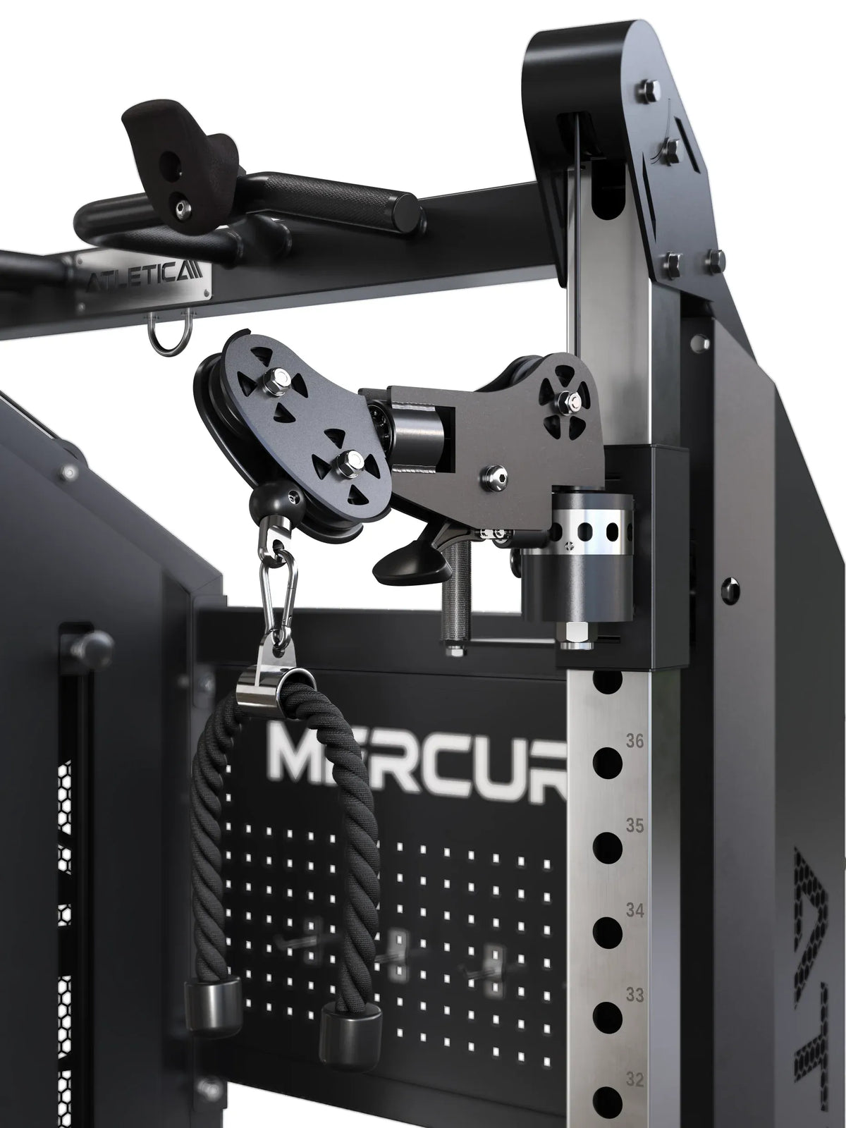 Mercury Functional Trainer with adjustable pulley, triceps rope and pull-up bar