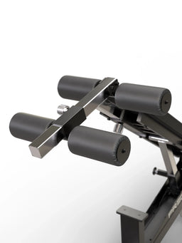 EVO Leg Blocker on the Atletica Predator EVO modular Weight Bench 