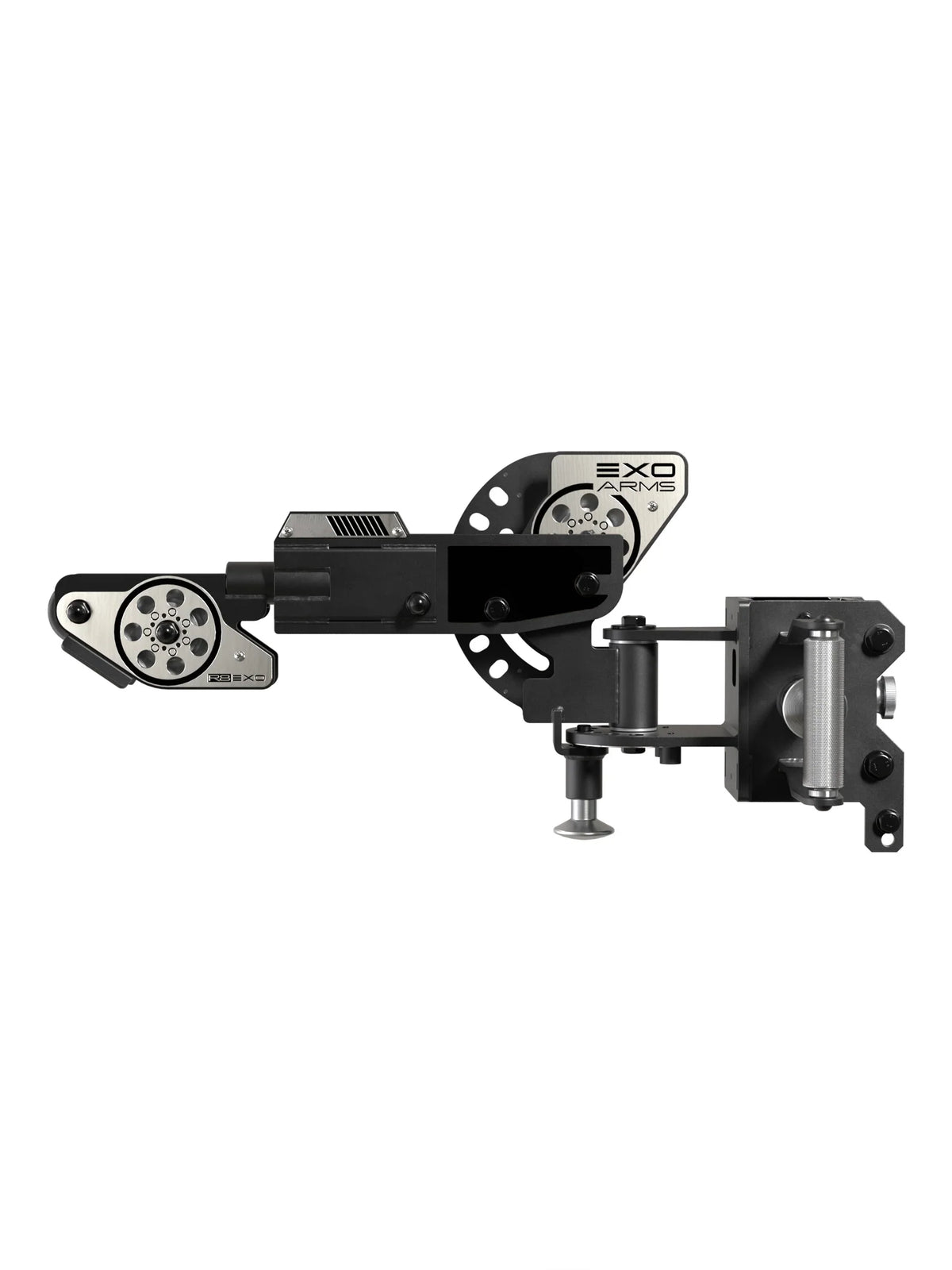 ATLETICA EXO Arms – single cable pulley arm, 360° cable outlet, mount for 3"x3" uprights