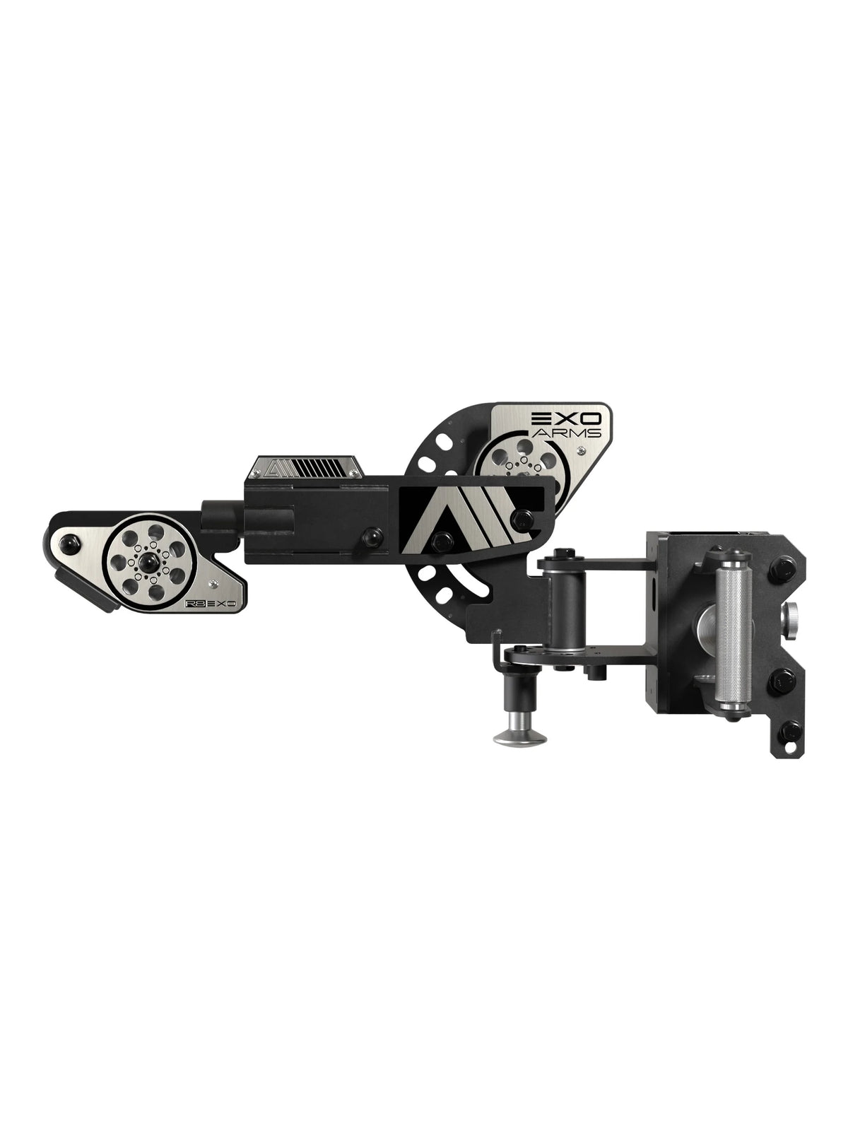 ATLETICA EXO Arms – single cable pulley arm, 360° cable outlet, mount for 3"x3" uprights