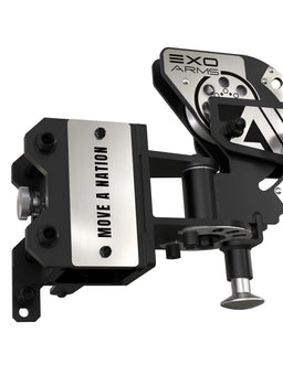ATLETICA EXO Arms – trolley holder with logo plate and cable pulley arm, aluminum Pop Pin
