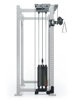 R8 Bradley - cable pulley attachment with weight stack, 190 lb, 30.5-inch crossbar