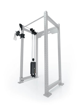 R8 Bradley - Cable Pulley Attachment with 190 lb Weight Stack, Cable Pull and Handle