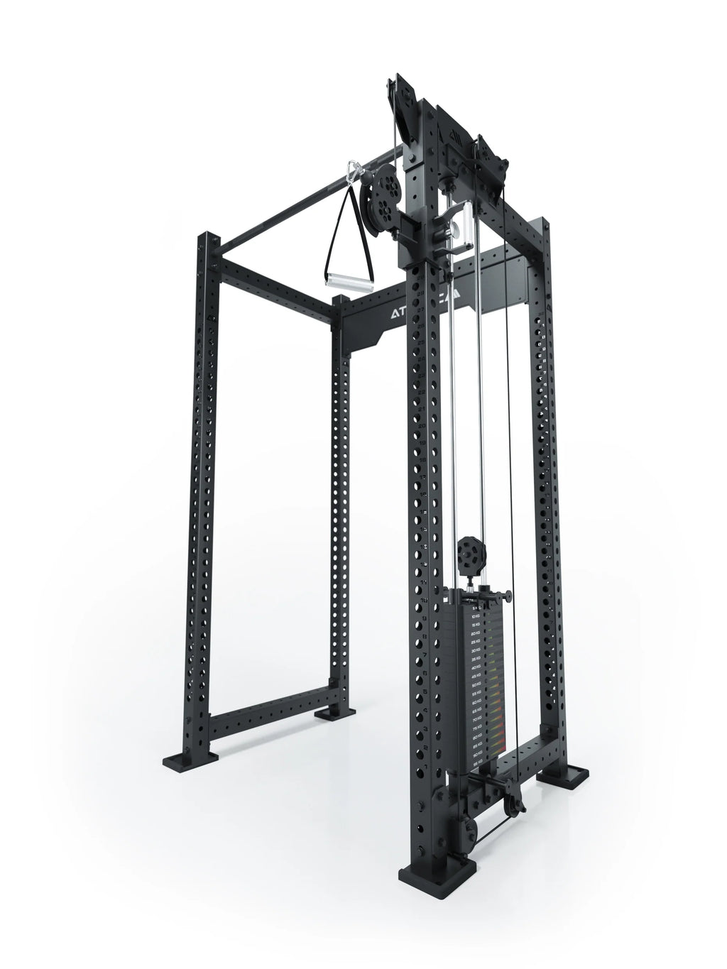 R8 Bradley Right Cable Pulley Attachment with 190 lb weight stack, for 30.5-inch Crossbar