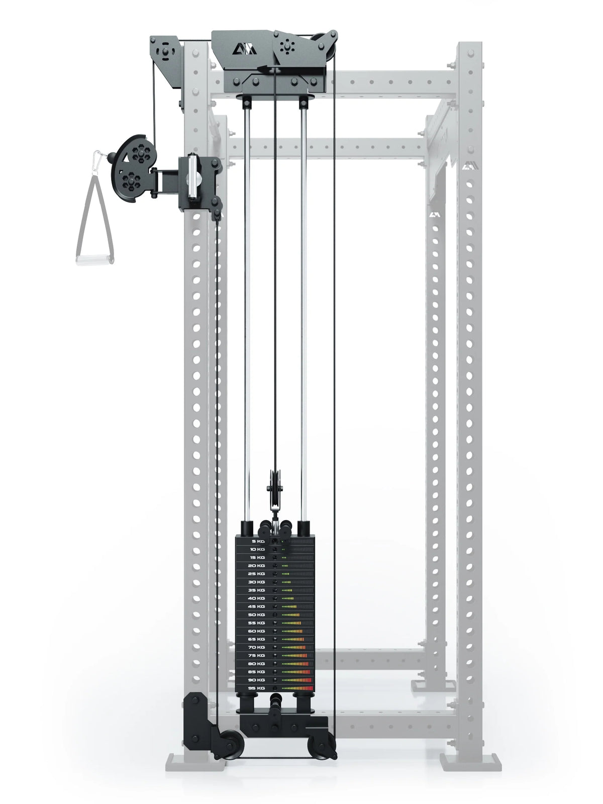 R8 Bradley Right cable pulley attachment with 190 lb weight stack