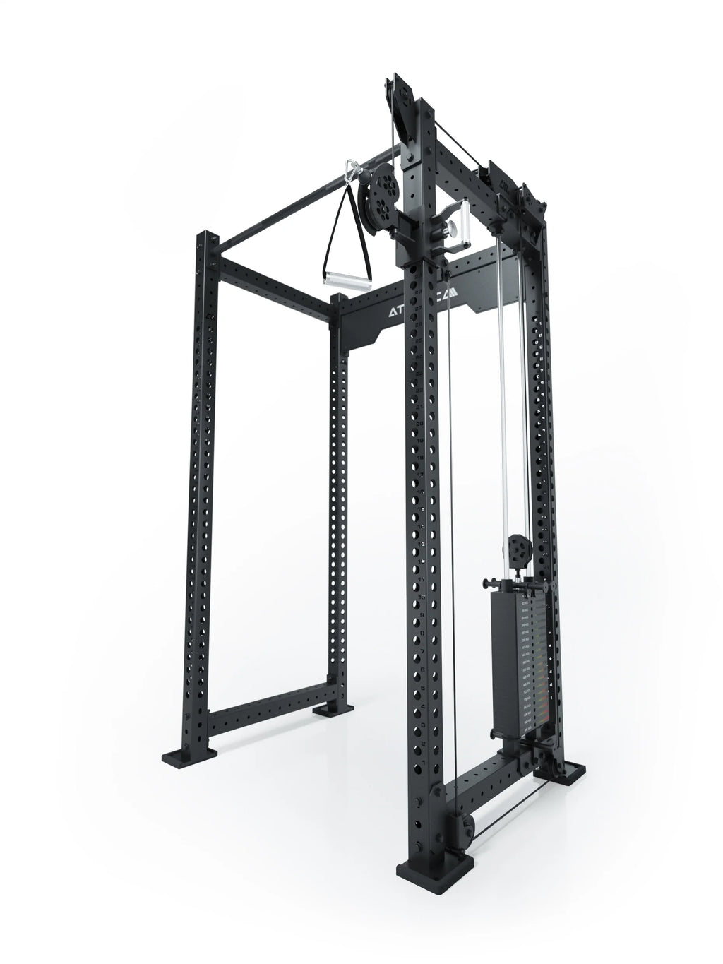 R8 Bradley Right - Cable Pulley attachment for 30.5-inch Crossbar, weight stack on the right, for isolation exercises on the Cable Pulley